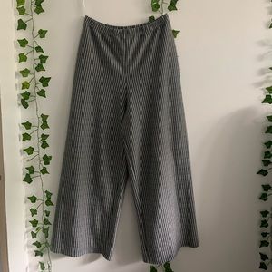 Flared Cropped Dress Pants